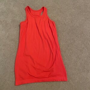 Athleta girl size 16 red:orange tank top (adult small)